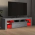 Kép 6/11 - Szürke sonoma színű TV-szekrény LED-világítással 140x36,5x40 cm
