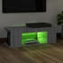 Kép 4/11 - Szürke sonoma színű LED-es TV-szekrény 90 x 39 x 30 cm