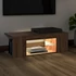 Kép 4/11 - Barna tölgy színű LED-es TV-szekrény 90 x 39 x 30 cm