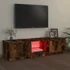 Kép 3/11 - Füstös tölgy színű TV-szekrény LED-ekkel 140 x 40 x 36 cm