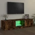 Kép 4/11 - Füstös tölgy színű TV-szekrény LED-ekkel 140 x 40 x 36 cm