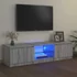 Kép 1/11 - Szürke sonoma színű TV-szekrény LED-ekkel 140 x 40 x 35,5 cm