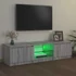 Kép 4/11 - Szürke sonoma színű TV-szekrény LED-ekkel 140 x 40 x 35,5 cm