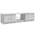 Kép 7/11 - Szürke sonoma színű TV-szekrény LED-ekkel 140 x 40 x 35,5 cm