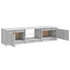 Kép 8/11 - Szürke sonoma színű TV-szekrény LED-ekkel 140 x 40 x 35,5 cm