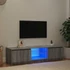 Kép 3/11 - Szürke sonoma színű TV-szekrény LED-ekkel 140 x 40 x 36 cm
