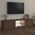 Kép 5/11 - Barna tölgyszínű TV-szekrény LED-ekkel 140 x 40 x 35,5 cm