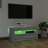 Kép 4/11 - Szürke sonoma színű TV-szekrény LED-világítással 90x35x40 cm