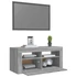 Kép 6/11 - Szürke sonoma színű TV-szekrény LED-világítással 90x35x40 cm