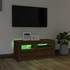 Kép 4/11 - Barna tölgyszínű TV-szekrény LED-világítással 90 x 35 x 40 cm