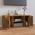 Kép 3/9 - Füstös tölgy színű szerelt fa TV-szekrény 100 x 35 x 40 cm