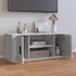 Kép 3/9 - Szürke sonoma színű szerelt fa TV-szekrény 100 x 35 x 40 cm