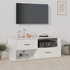 Kép 1/10 - Fehér szerelt fa TV-szekrény 100 x 35 x 40 cm