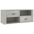 Kép 2/10 - Betonszürke szerelt fa TV-szekrény 100x35x40 cm
