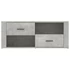 Kép 6/10 - Betonszürke szerelt fa TV-szekrény 100x35x40 cm