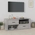 Kép 1/10 - Szürke sonoma színű szerelt fa TV-szekrény 100 x 35 x 40 cm