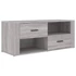 Kép 2/10 - Szürke sonoma színű szerelt fa TV-szekrény 100 x 35 x 40 cm