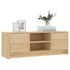Kép 3/11 - Sonoma tölgy színű szerelt fa fali TV-szekrény 102x30x37,5 cm