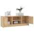 Kép 4/11 - Sonoma tölgy színű szerelt fa fali TV-szekrény 102x30x37,5 cm