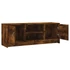 Kép 6/11 - Füstös tölgy színű szerelt fa TV-szekrény 102x30x37,5 cm