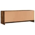 Kép 8/11 - Füstös tölgy színű szerelt fa TV-szekrény 102x30x37,5 cm