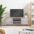 Kép 1/11 - Szürke sonoma színű szerelt fa TV-szekrény 102x30x37,5 cm