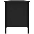Kép 6/9 - Fekete szerelt fa TV-szekrény 102x35x45 cm