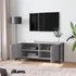 Kép 3/10 - Szürke sonoma színű szerelt fa TV-szekrény ajtókkal 102x35x45cm