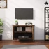 Kép 3/10 - Füstös tölgy színű szerelt fa TV-szekrény ajtókkal 60x35x45 cm