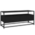 Kép 2/9 - Fekete szerelt fa TV-szekrény 100 x 35 x 45 cm