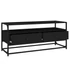 Kép 5/9 - Fekete szerelt fa TV-szekrény 100 x 35 x 45 cm