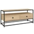 Kép 2/9 - Sonoma tölgy színű szerelt fa TV-szekrény 100 x 35 x 45 cm