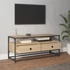 Kép 3/9 - Sonoma tölgy színű szerelt fa TV-szekrény 100 x 35 x 45 cm
