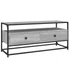 Kép 2/9 - Szürke sonoma színű szerelt fa TV-szekrény 100 x 35 x 45 cm