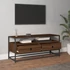 Kép 3/9 - Barna tölgy színű szerelt fa TV-szekrény 100 x 35 x 45 cm