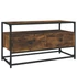 Kép 2/9 - Füstös tölgy színű szerelt fa TV-szekrény 80x35x45 cm