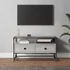 Kép 1/9 - Szürke sonoma színű szerelt fa TV-szekrény 80x35x45 cm