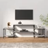 Kép 3/10 - Szürke sonoma színű szerelt fa TV-szekrény 157x35x52 cm