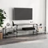 Kép 1/10 - Szürke sonoma színű szerelt fa TV-szekrény 197x35x52 cm