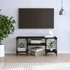 Kép 3/9 - Fekete szerelt fa TV-szekrény 102x35x45,5 cm