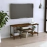 Kép 1/9 - Füstös tölgy színű szerelt fa TV-szekrény 102 x 35 x 45,5 cm