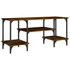 Kép 2/9 - Füstös tölgy színű szerelt fa TV-szekrény 102 x 35 x 45,5 cm