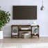Kép 3/9 - Füstös tölgy színű szerelt fa TV-szekrény 102 x 35 x 45,5 cm