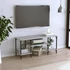Kép 1/9 - Szürke sonoma színű szerelt fa TV-szekrény 102x35x45,5 cm