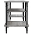 Kép 6/9 - Szürke sonoma színű szerelt fa TV-szekrény 102x35x45,5 cm