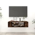 Kép 1/8 - Füstös tölgy színű szerelt fa függő TV-szekrény 100x30x26,5 cm