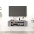 Kép 1/8 - Szürke sonoma színű szerelt fa függő TV-szekrény 100x30x26,5 cm