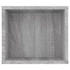 Kép 5/8 - Szürke sonoma színű szerelt fa függő TV-szekrény 100x30x26,5 cm