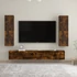 Kép 6/11 - Füstös tölgy színű falra szerelhető TV-szekrény 30,5x30x110 cm