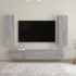Kép 1/11 - 2 db szürke sonoma színű fali TV-szekrény 30,5 x 30 x 110 cm